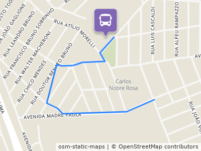 Mapa da parada