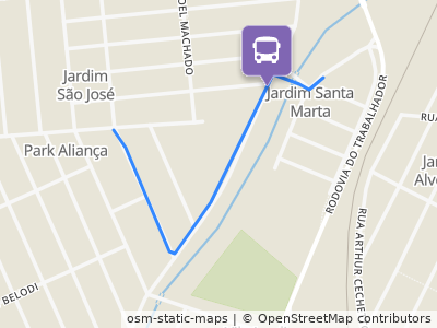 Mapa da parada