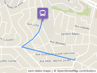 Mapa da parada