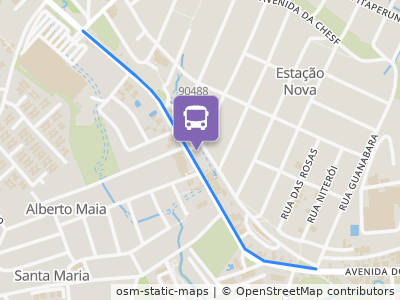 Mapa da parada