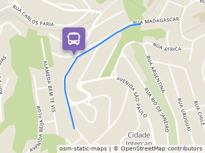 Mapa da parada