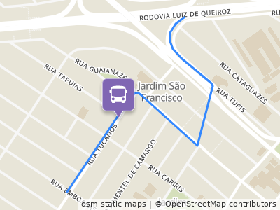 Mapa da parada