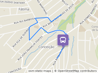 Mapa da parada
