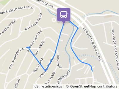 Mapa da parada
