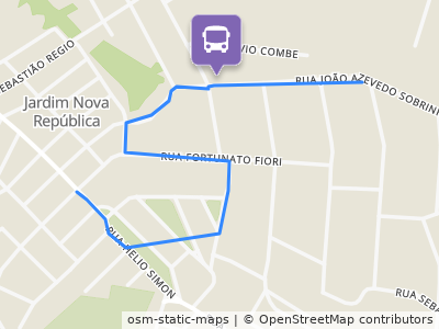 Mapa da parada