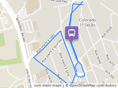 Mapa da parada