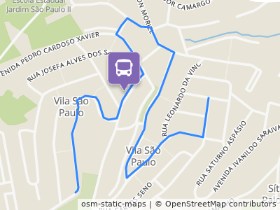 Mapa da parada