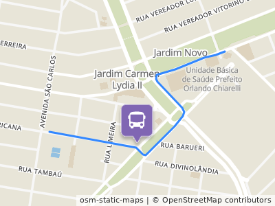 Mapa da parada