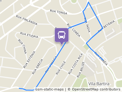 Mapa da parada