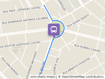 Mapa da parada