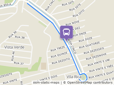 Mapa da parada