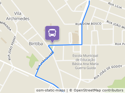 Mapa da parada