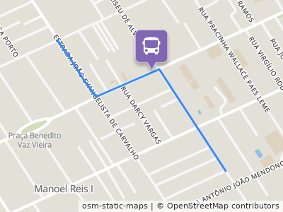 Mapa da parada