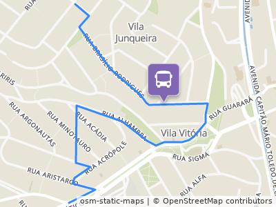 Mapa da parada