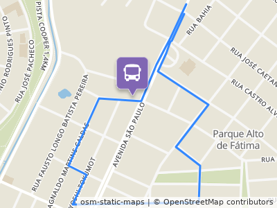 Mapa da parada