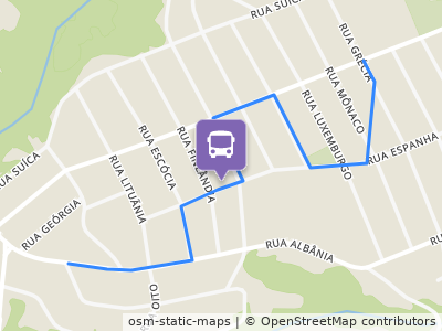 Mapa da parada