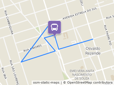 Mapa da parada