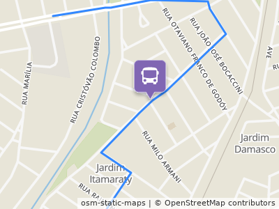 Mapa da parada