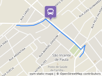 Mapa da parada