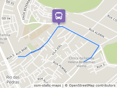 Mapa da parada