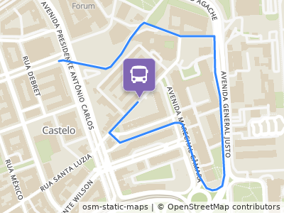 Mapa da parada
