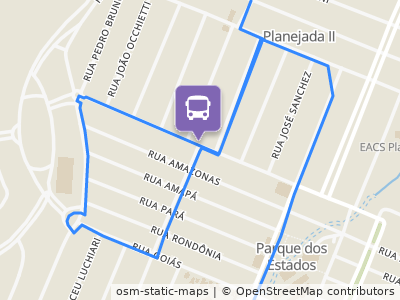 Mapa da parada