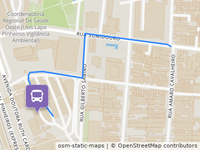 Mapa da parada