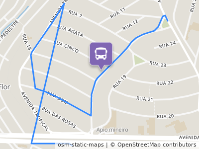 Mapa da parada