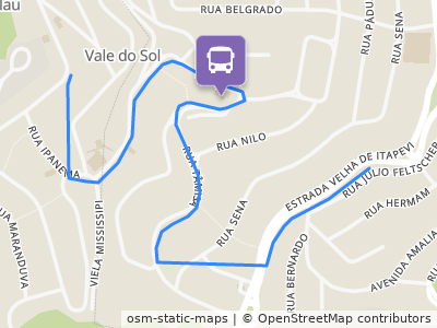 Mapa da parada
