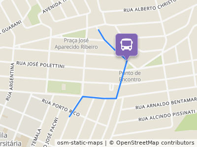 Mapa da parada