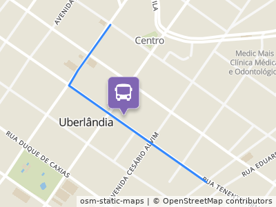 Mapa da parada