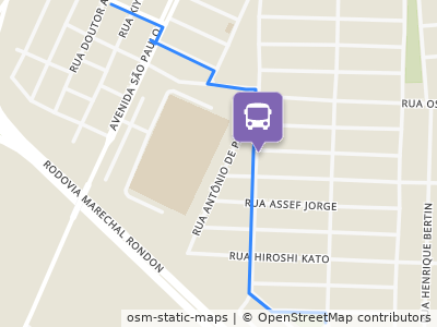 Mapa da parada