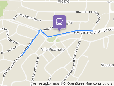 Mapa da parada