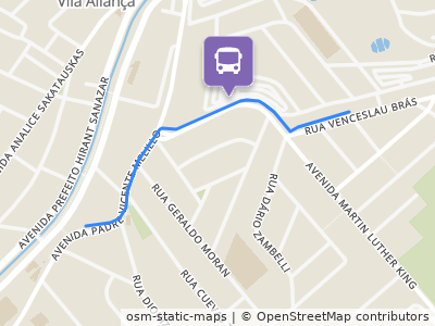 Mapa da parada