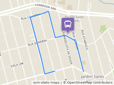 Mapa da parada