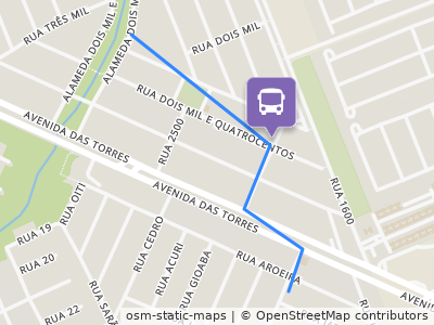Mapa da parada