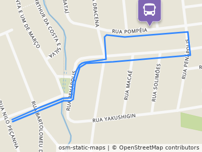Mapa da parada