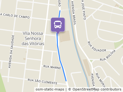 Mapa da parada