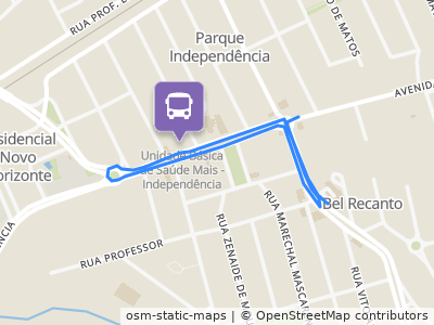 Mapa da parada