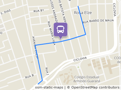 Mapa da parada