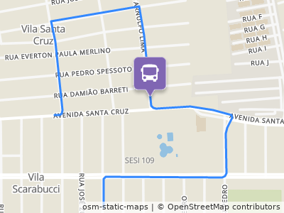 Mapa da parada
