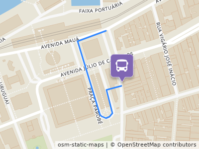 Mapa da parada