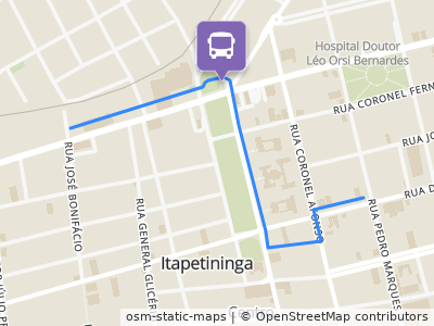 Mapa da parada