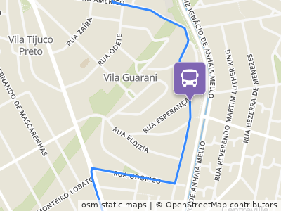 Mapa da parada