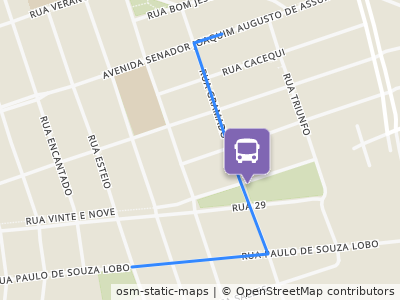 Mapa da parada