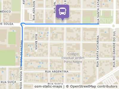 Mapa da parada
