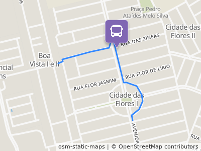 Mapa da parada