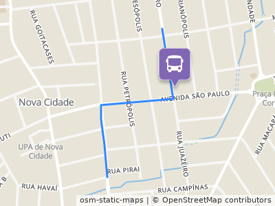Mapa da parada