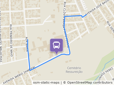 Mapa da parada