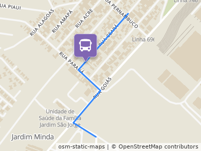 Mapa da parada
